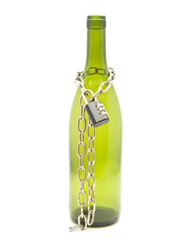 	
bottle chained