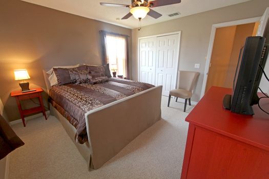 A Queen Master Bedroom, Interior Shot of a Home