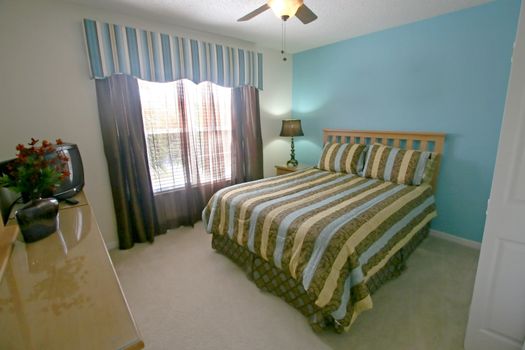 A Queen Bedroom, Interior Shot of a Home