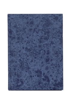 blue mottled covered book isolated