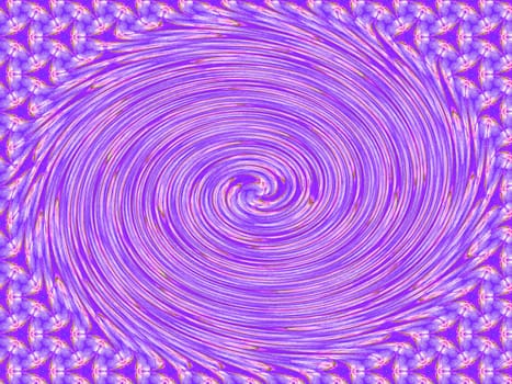 Spiral Vortex pattern in pastel shades       