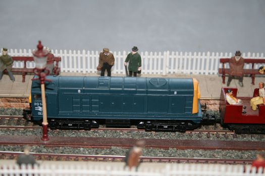 model train of a diesel engine