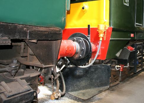 details of the buffers on a train