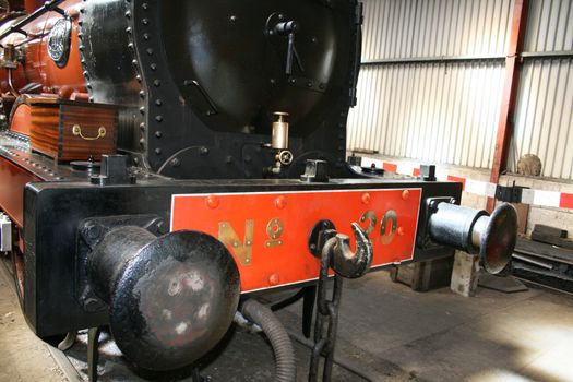 details of the buffers on a train