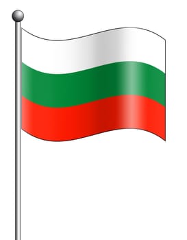 Bulgaria ripple Flag