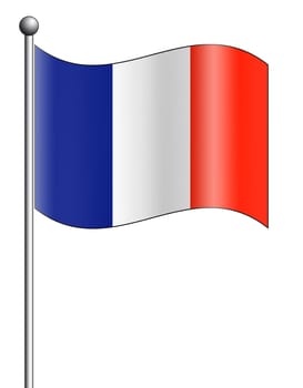France ripple Flag