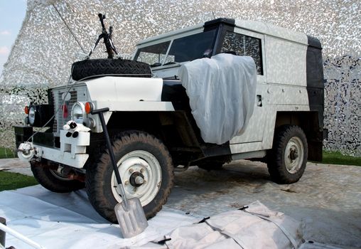 Military vehicle and accessories for artic conditions