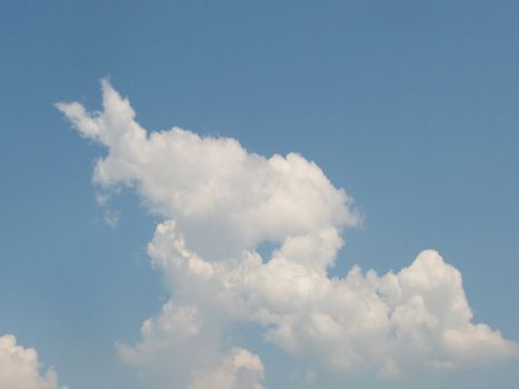 Sky with clouds, usable as background