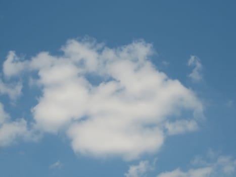 Sky with good-weather-clouds, usable as background