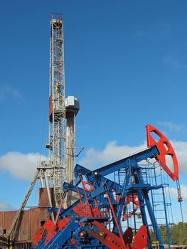 Oil extraction in West Siberia.