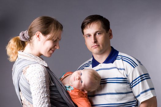 The daddy, mum and I - such here family