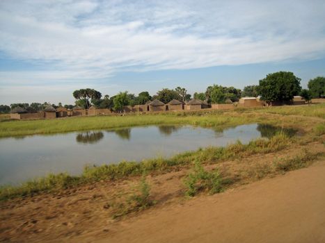 traditional village in north Cameroon