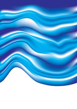 Abstract blue waves