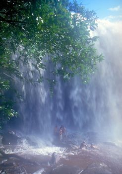 Waterfall at Canaima National Park, Venezuela