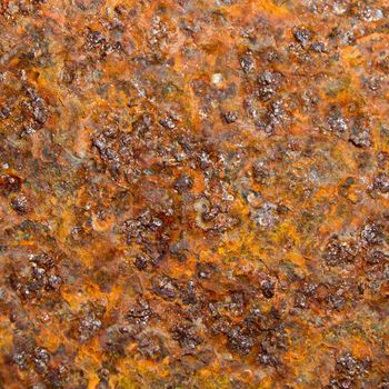 Rusty brown metal sheet grunge background