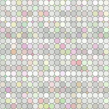 seamless texture of different pastel colored tiles