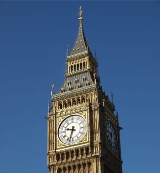 Big Ben at the Houses of Parliament, Westminster Palace, London, UK