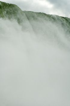 detail photo of niagara falls, but can be used as any waterfall