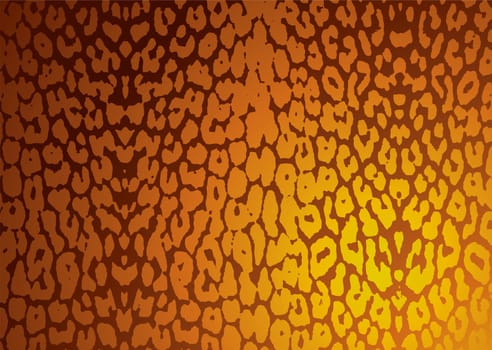Golden leopard skin background with textured effect in gold