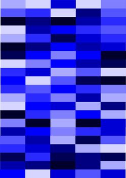 Blue block background illustration in a portrait orientation.