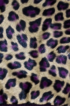 Texture of Leopardskin Pattern fabric background 
