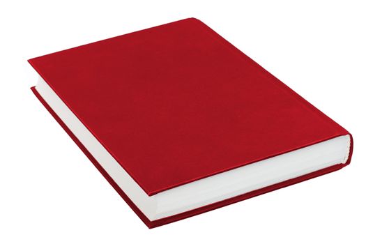 red book, isolated on white