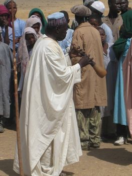 for a ceremony in north Cameroon