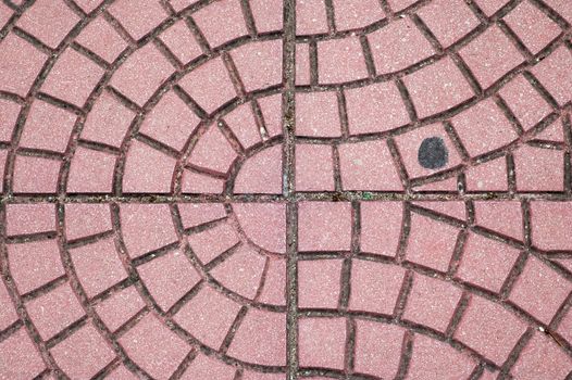 Sidewalk cobblestones texture