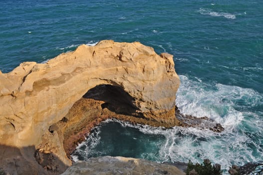 Great Ocean Road, Australia, London bridge. Famous rock formations.