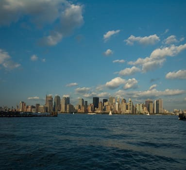 New York cityscape, photo taken from New Jersey