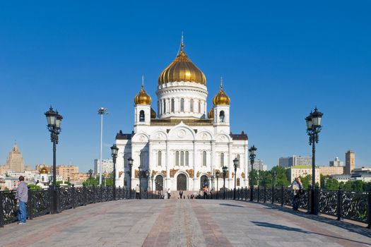 Cathedral of Christ the Savior in Moscow, Russia