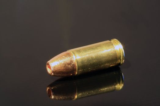 9mm hollow-point round