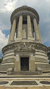 Soldiers' and Sailors' monument in Riverside Park, Upper West Side Manhattan, New York, USA