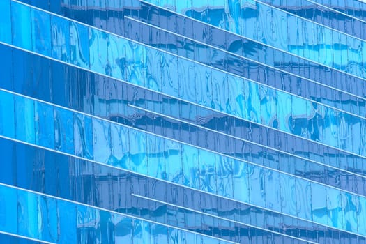 Abstract detail of window patterns in a modern skyscraper office building
