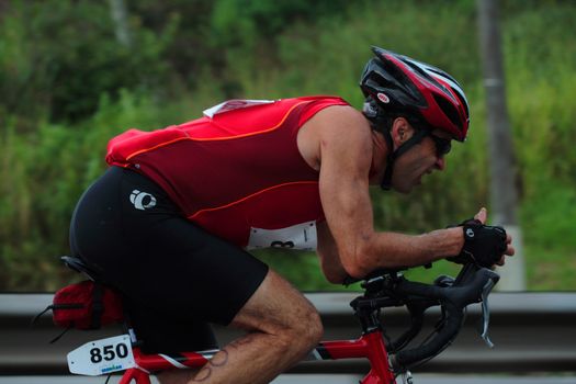 The triathlon IRONMAN competition held in Florianopolis - Santa Catarina - Brazil, on the 31th of may of 2009!