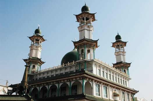 A typical Islamic mosque in west China