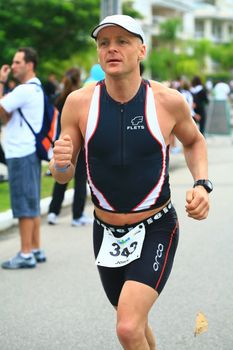 The triathlon IRONMAN competition held in Florianopolis - Santa Catarina - Brazil, on the 31th of may of 2009!