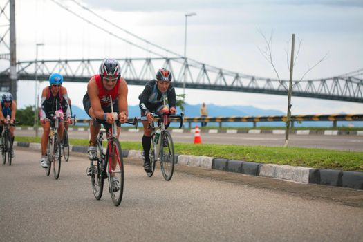 The triathlon IRONMAN competition held in Florianopolis - Santa Catarina - Brazil, on the 31th of may of 2009!