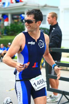 The triathlon IRONMAN competition held in Florianopolis - Santa Catarina - Brazil, on the 31th of may of 2009!