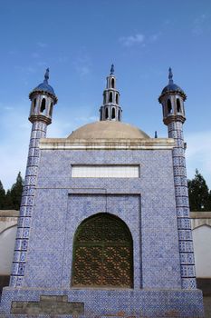 Landmarks of Islamic mosque in Sinkiang China