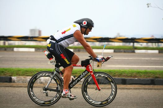 The triathlon IRONMAN competition held in Florianopolis - Santa Catarina - Brazil, on the 31th of may of 2009!