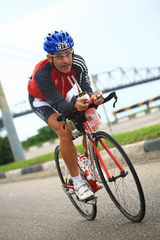 The triathlon IRONMAN competition held in Florianopolis - Santa Catarina - Brazil, on the 31th of may of 2009!