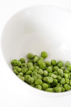 Peas in a bowl