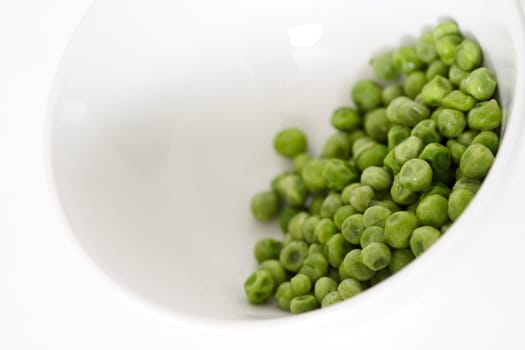 Peas in a bowl