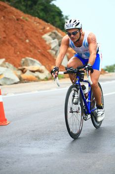 The triathlon IRONMAN competition held in Florianopolis - Santa Catarina - Brazil, on the 31th of may of 2009!