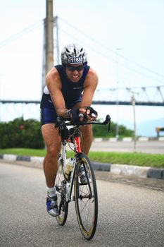 The triathlon IRONMAN competition held in Florianopolis - Santa Catarina - Brazil, on the 31th of may of 2009!