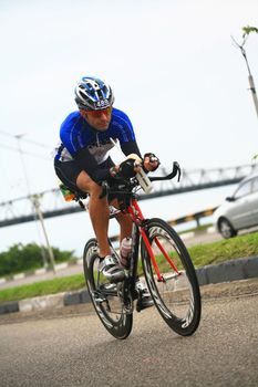 The triathlon IRONMAN competition held in Florianopolis - Santa Catarina - Brazil, on the 31th of may of 2009!