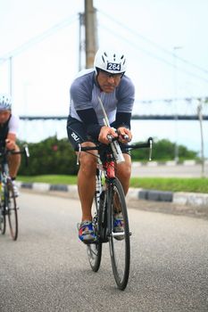 The triathlon IRONMAN competition held in Florianopolis - Santa Catarina - Brazil, on the 31th of may of 2009!