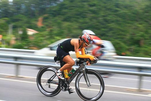 The triathlon IRONMAN competition held in Florianopolis - Santa Catarina - Brazil, on the 31th of may of 2009!