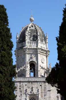 Jeronimos Monastery in Belem quarter, Lisbon, Portugal.